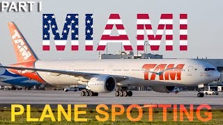 1+ HOUR of PURE MIAMI AIRPORT PLANE SPOTTING (MIA/ KMIA): Part I