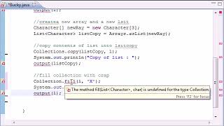 Intermediate Java Tutorial 11 - Collections Methods fill
