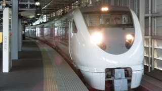 L特急 しらさぎ5号（富山行き）683系2000番台8両　入線～発車（警笛＆ミュージックホーン付）　福井駅