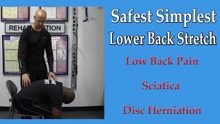 Safest and Simplest Low Back Stretch for Low Back Pain, Disc Herniation, Sciatica - Dr Mandell