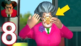 Scary Teacher 3D - Gameplay Walkthrough Part 8 - Spider Prank