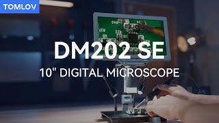 An Unbelievable Tool for Soldering! Tomlov DM201 SE Digital Microscope