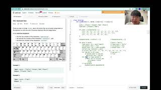 Leetcode Python - Easy - Keyboard Row (Linear - Single Pointer)