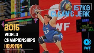 Sarah Robles | 157kg Clean \u0026 Jerk