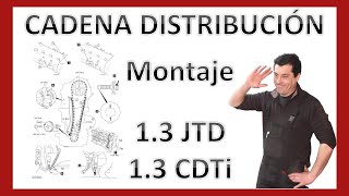 🛠️Cambiar cadena de distribución MOTOR Opel 1.3CDTi/ Fiat 1.3 JTD. El montaje paso a paso 🛠️