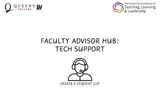 FAH Create Student List