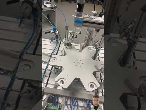 automatic production line trainer #robotics #plc #robot #automation #shorts