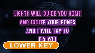 Fix You (Karaoke Lower Key) - Coldplay