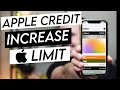 Apple Credit Card Limit Increase | How To Quickly Increase Your Limit