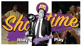 Pat Riley Teaches Lakers GO-TO PLAY ✊🏾✊🏽 in 80's Showtime