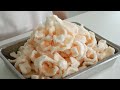 (2 Ingredients) Crispy Shrimp Chips | Easy Snacks Recipe