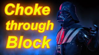 How to Force Choke someone through Block | Battlefront 2