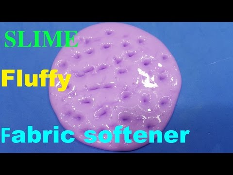 DIY Slime With fabric softener ! How to make slime fluffy with fabric softener DIY Slime With fabric softener ! How to make slime fluffy with fabric softener
