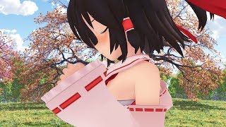 【東方MMD】東方ゆりゆり紙芝居　第二話『一度きりのあやまち』