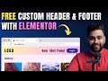 Create FREE Header & Footer with Elementor (2024)