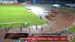 STETHS fight back to win Boys 4x400m Open Relay - Milo Wester Relays - ROAD TO CHAMPS 2014