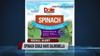 Dole recalls bagged spinach sold in Wisconsin