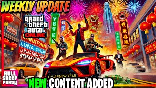 LUNAR NEW YEAR CONTENT ! + Weekly Discounts, Sales, Money Bonus New Podium Car GTA 5 Online