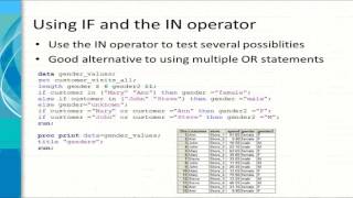 303 Conditional processing 1