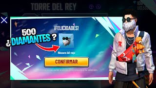 Cuantos diamantes se gastan para Sacar la Barba del viejo en el evento web torre del rey Free Fire