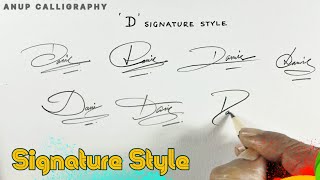 D Name Signature | D Signature Style | #signature #signaturestyle