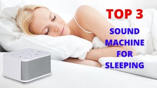 TOP 3: Best White Noise Machine with Natural Soothing Sounds 2021 for sleeping in night