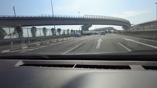 Relaxing  Morning Highway Drive 4k | sunny | JAPAN NAGOYA AICHI