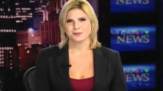 Chantal Desjardins anchoring CTV Montreal's SportsNight