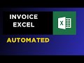 Best Way to Create Invoice Template in Excel 2025 | Billing Tracker Tutorial
