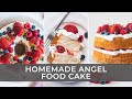 Easy Homemade Angel Food Cake!