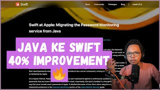 40% NAIK PERFORMANCE! Rewrite Java ke Swift