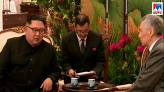 ട്രംപിനെ കാണാൻ കിം ജോങ് ഉൻ സിംഗപ്പൂരിൽ|kim jong un - singapore