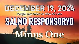 Salmo Responsoryo - December 19, 2024 - minus one