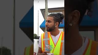 Indian giving parket ticket prank #funny #comedy #usa #fique