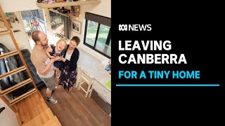 Young family leaves rat race of Canberra for tiny home living in NSW | ABC NEWS