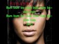 Rihanna - Disturbia (Original Version w. Lyrics On Screen)