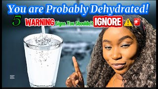 5 Warning SIGNS You’re Dehydrated \u0026 Don’t Even Know It! 🚨