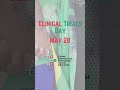 Clinical Trials Day #shorts #shortsvideo #youtubeshorts