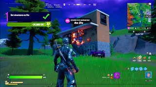 Fortnite - Set Structures On Fire (Season 6 Week 4 Challenges)