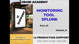 L2 Production Support Batch_03| Monitoring Tool | SPLUNK  Part_01