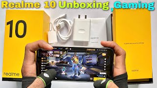 Realme 10 unboxing and gaming test MediaTek helio G99 processor