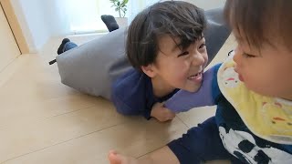 兄が歌うABCのうたが気に入らない　　ひなごんおいちゃんどんちゃん三兄弟Vlog