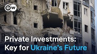 Why mobilizing the private sector is key for Ukraine's recovery | DW News