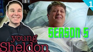 George Recovers From The Hospital! | Young Sheldon Reaction | Season 5 Part 1/8 FIRST TIME WATCHING!