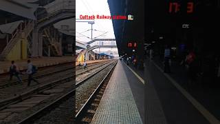 Cuttack Railway station 🚉 platform No 1.#railway #station #cuttack #train #odisha