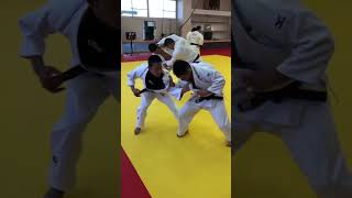 【#柔道391】柔道の基本練習乱取り（肩車）　　　　　　　Basic practice of judo, free practice, technique name（KATAGURUMA）