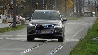 Audi SQ7 Snelle Response Team met spoed naar een melding in Antwerpen