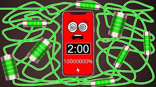 Overcharging Phone Battery !!10000000% [2 Minute Timer Bomb] ⚡