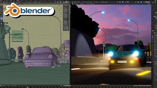 Endless Driving Loop - Blender Tutorial (Geometry Nodes)