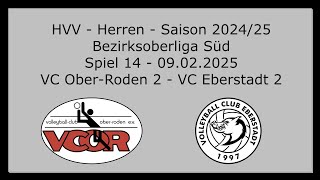 HVV - Herren - Saison 24/25 - Bezirksoberliga Süd - Spiel 14 - VC Ober-Roden 2 - VC Eberstadt 2